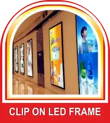 CLIP ON LED BOARD FRAME